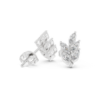 0.56 CT Marquise Cut Diamond Leaf Stud Earrings