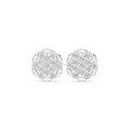 0.47 CT Round Cluster Diamond Stud Earrings