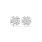 0.47 CT Round Cluster Diamond Stud Earrings