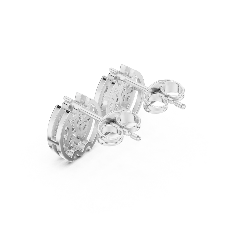 0.41 CT Floral Diamond Stud Earrings