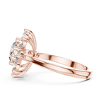 2.47 CT Floral Cluster Diamond Ring
