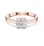 Classic Round Solitaire Diamond Engagement Ring