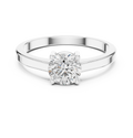 Classic Round Solitaire Diamond Engagement Ring