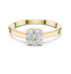 Classic Round Solitaire Diamond Engagement Ring