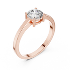 Classic Round Solitaire Diamond Engagement Ring