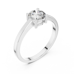Classic Round Solitaire Diamond Engagement Ring