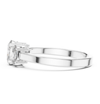 Three Stone Oval Diamond Engagement Ring 0.95 CTW