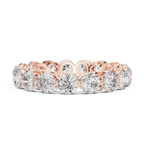 Round Diamond Eternity Band Ring 4.06 CTW