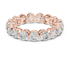 Round Diamond Eternity Band Ring 4.06 CTW