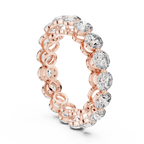 Round Diamond Eternity Band Ring 4.06 CTW