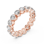Round Diamond Eternity Band Ring 4.06 CTW
