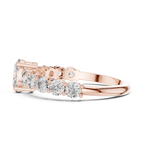 Oval Diamond Half Eternity Ring 2.30 CTW