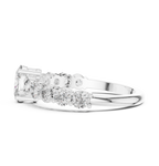 Oval Diamond Half Eternity Ring 2.30 CTW