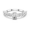 Oval Diamond Half Eternity Ring 2.30 CTW