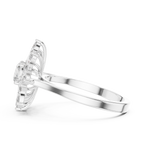 Sunburst Marquise Diamond Halo Engagement Ring 1.30 CTW
