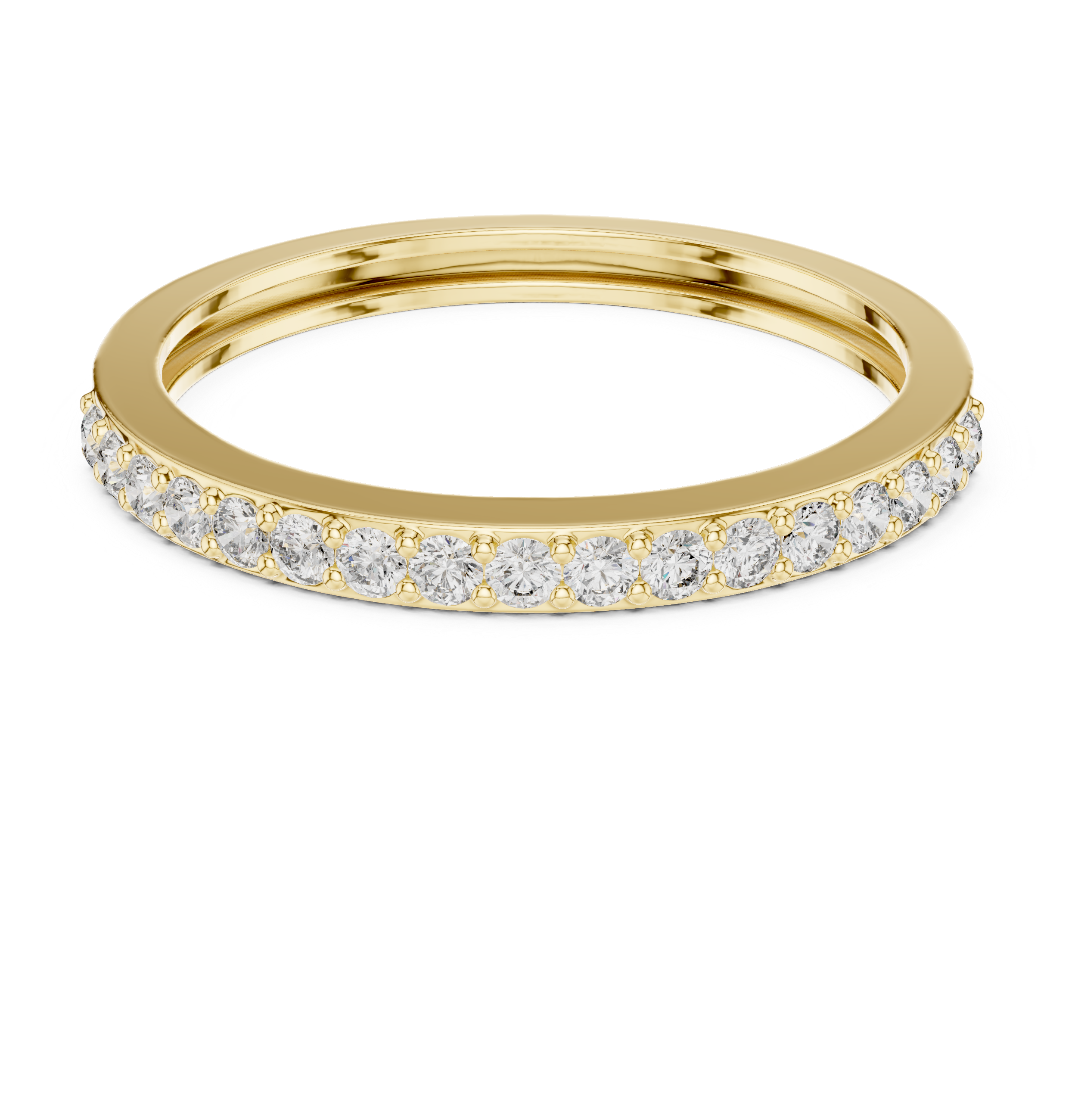 Half Eternity Diamond Wedding Band 0.26 CTW