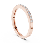 Half Eternity Diamond Wedding Band 0.26 CTW