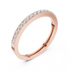 Half Eternity Diamond Wedding Band 0.26 CTW