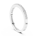 Half Eternity Diamond Wedding Band 0.26 CTW