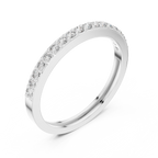 Half Eternity Diamond Wedding Band 0.26 CTW
