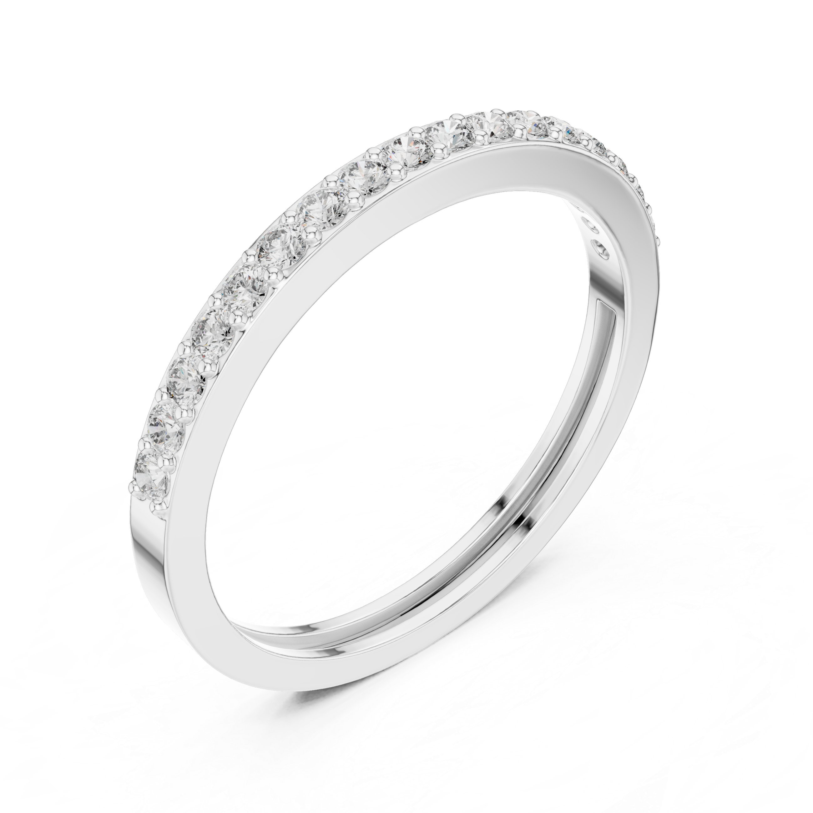 Half Eternity Diamond Wedding Band 0.26 CTW
