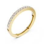 Half Eternity Diamond Wedding Band 0.26 CTW