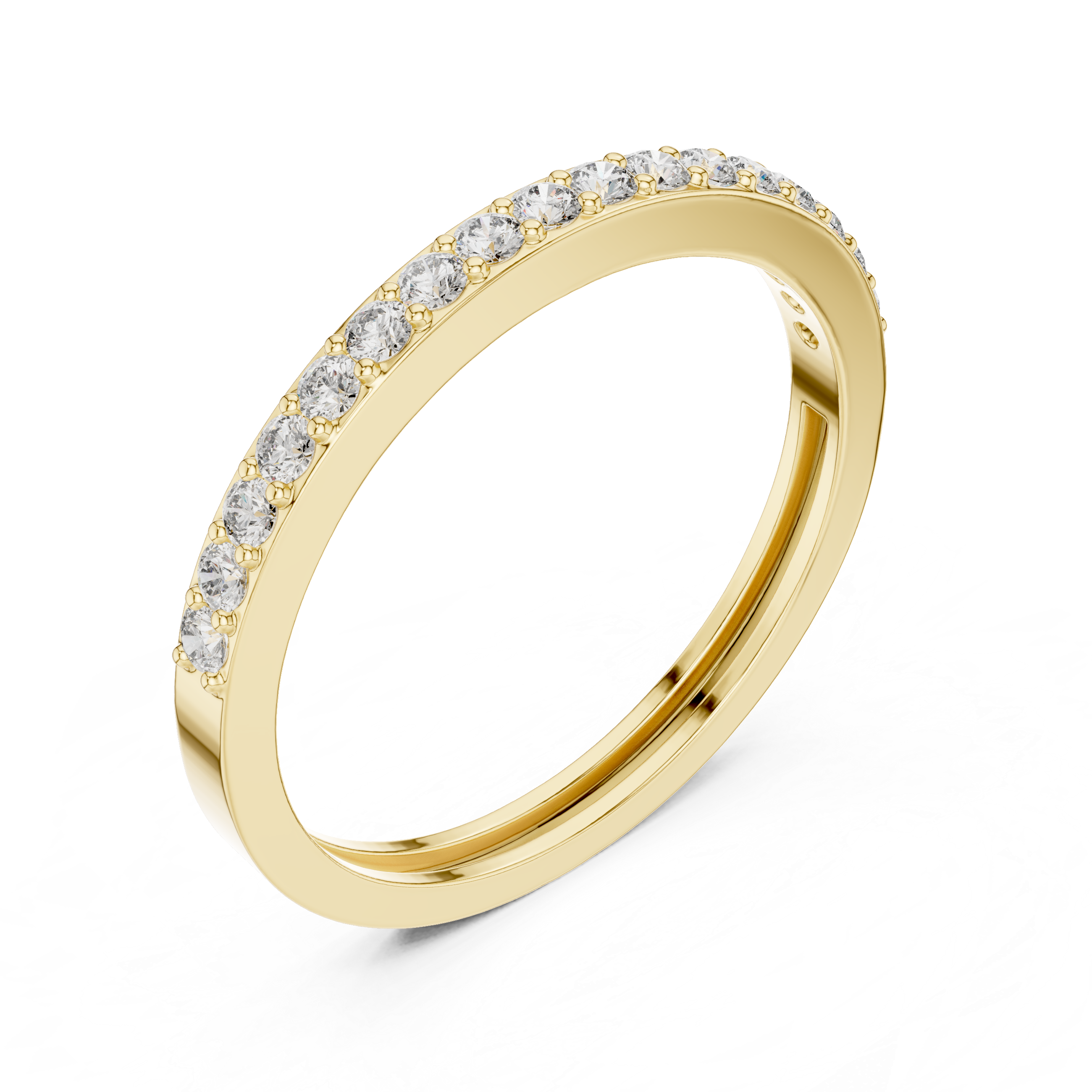 Half Eternity Diamond Wedding Band 0.26 CTW