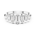 0.58 CT Multi Baguette Diamond Anniversary Ring