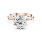 2.10 CT Round Brilliant Cut Solitaire Engagement Ring