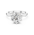 2.10 CT Round Brilliant Cut Solitaire Engagement Ring