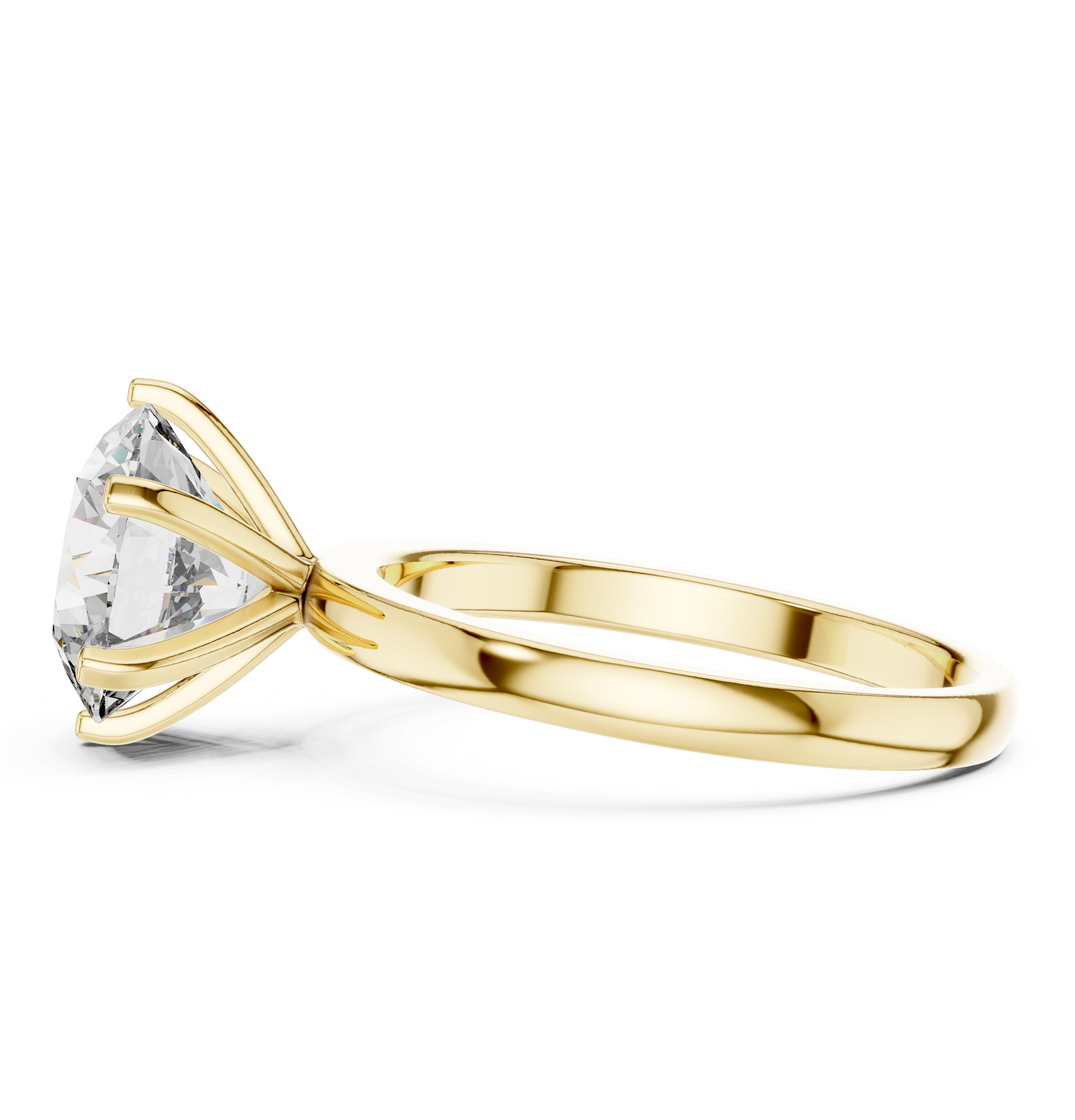 2.10 CT Round Brilliant Cut Solitaire Engagement Ring