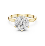 2.10 CT Round Brilliant Cut Solitaire Engagement Ring