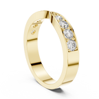 0.45 CT Multi-Stone Pavé Twist Wedding Band Ring