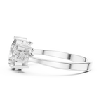 1.31 CT Pear Cut Diamond Floral Cluster Engagement Ring