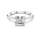 Asscher Cut Solitaire Engagement Ring