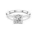 Cushion Cut Solitaire Engagement Ring