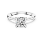 Cushion Cut Solitaire Engagement Ring