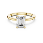 Emerald Cut Solitaire Engagement Ring