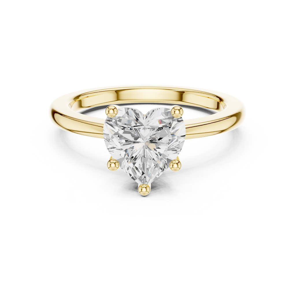 Heart Cut Solitaire Engagement Ring