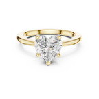 Heart Cut Solitaire Engagement Ring