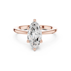 Marquise Cut Solitaire Engagement Ring