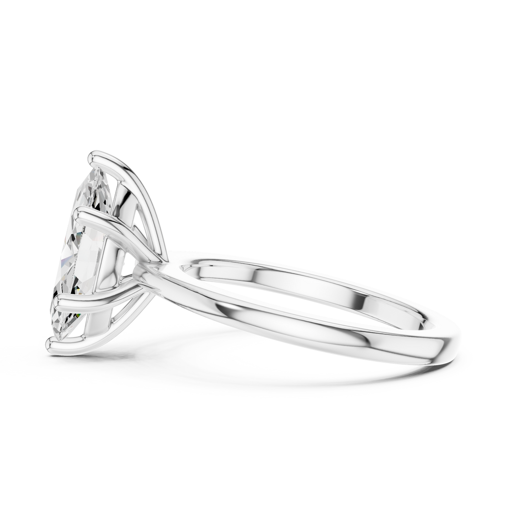 Marquise Cut Solitaire Engagement Ring