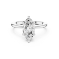 Marquise Cut Solitaire Engagement Ring