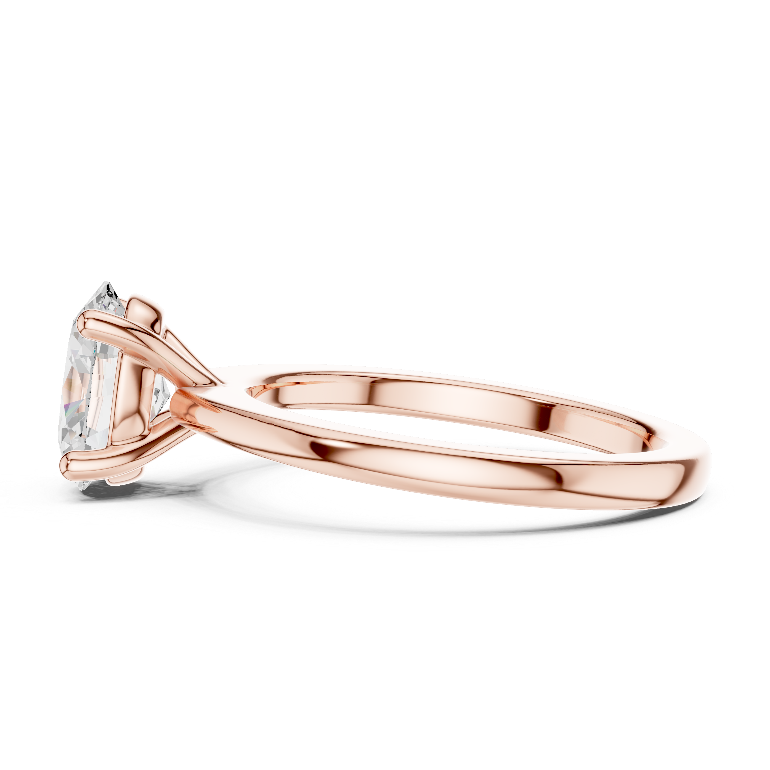 Oval Cut Solitaire Engagement Ring