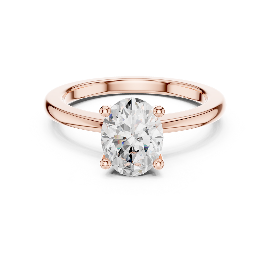 Oval Cut Solitaire Engagement Ring