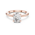 Oval Cut Solitaire Engagement Ring