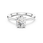 Oval Cut Solitaire Engagement Ring