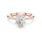 Pear Cut Solitaire Engagement Ring