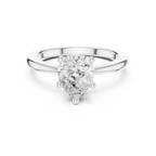 Pear Cut Solitaire Engagement Ring