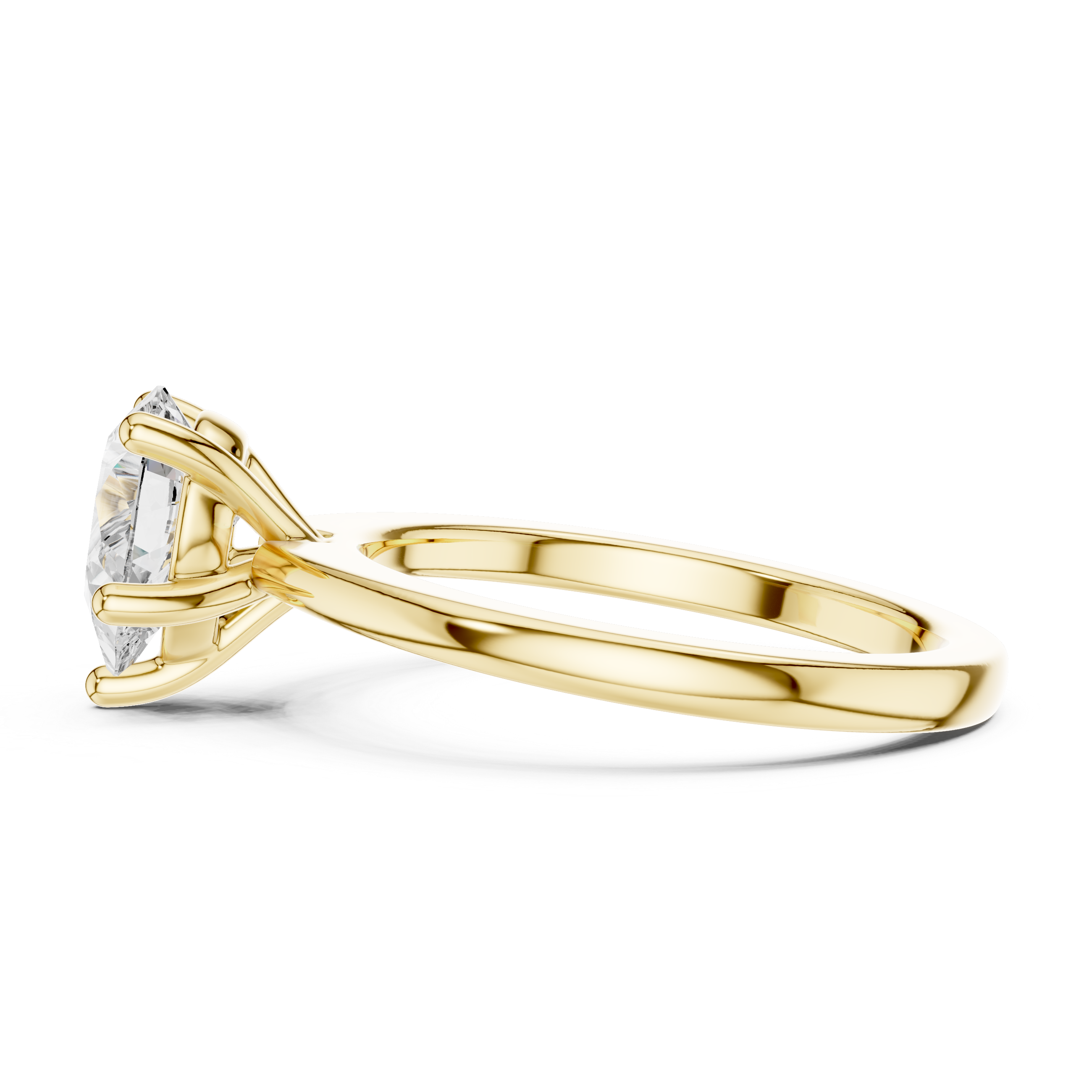 Pear Cut Solitaire Engagement Ring